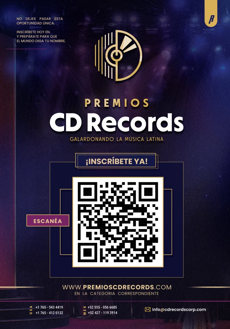 🎤 PREMIOS CD RECORDS 2026: GALARDONANDO LA EXCELENCIA DE LA MUSICA LATINA
