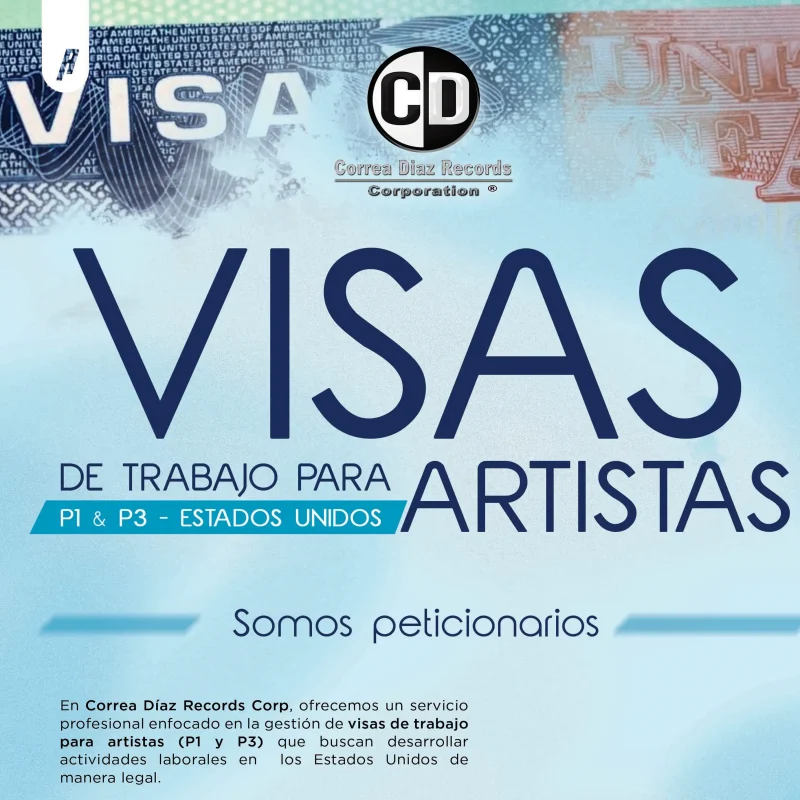 VISAS DE TRABAJO PARA ARTISTAS
