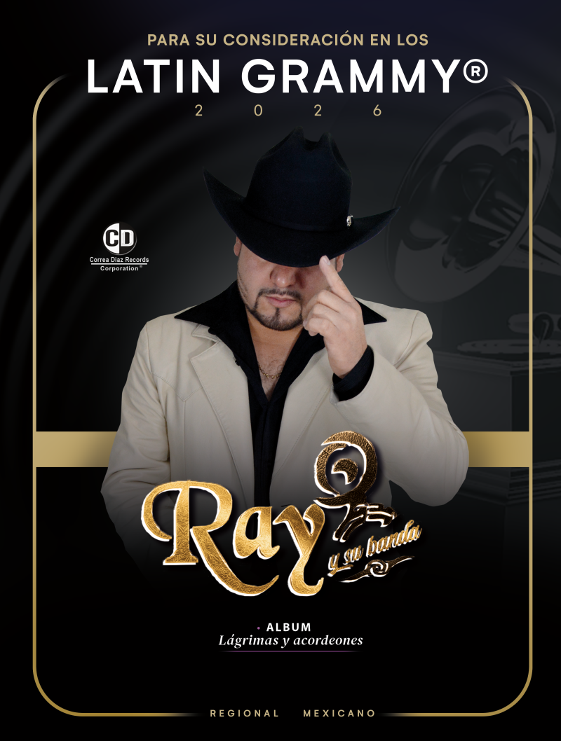 Ray y Su Banda presenta Lágrimas y Acordeones, álbum a consideración del Latin Grammy® 2026